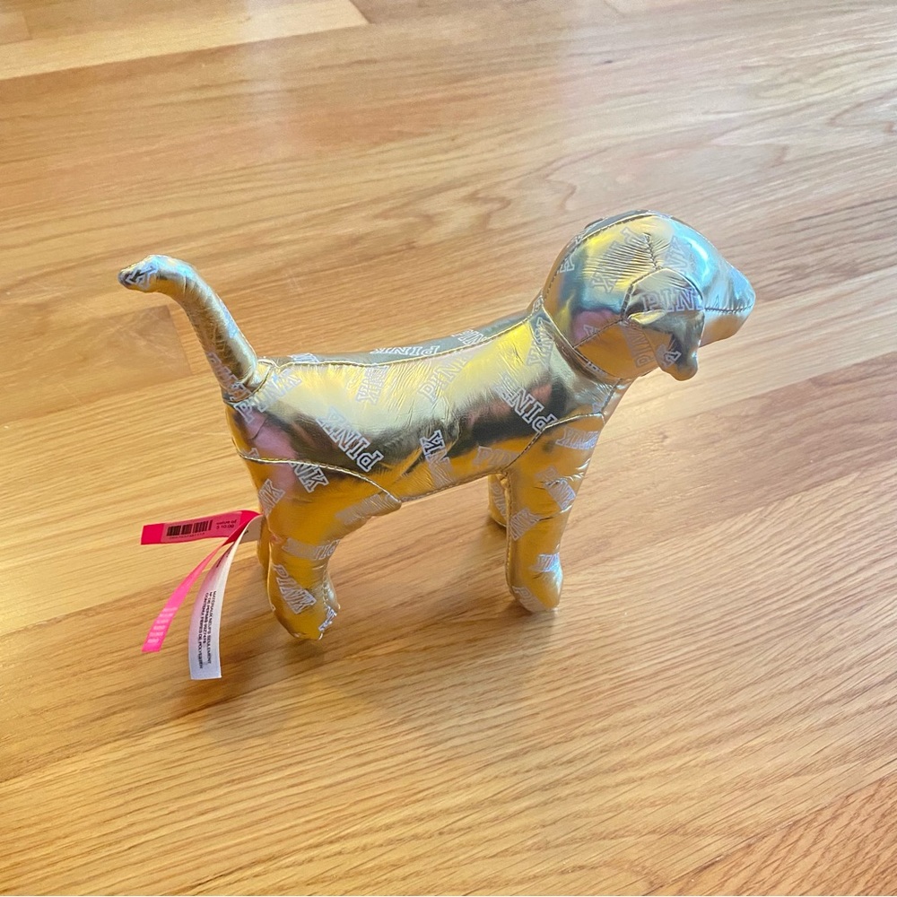 Pink Victoria Secret Metalic Graffiti Dog